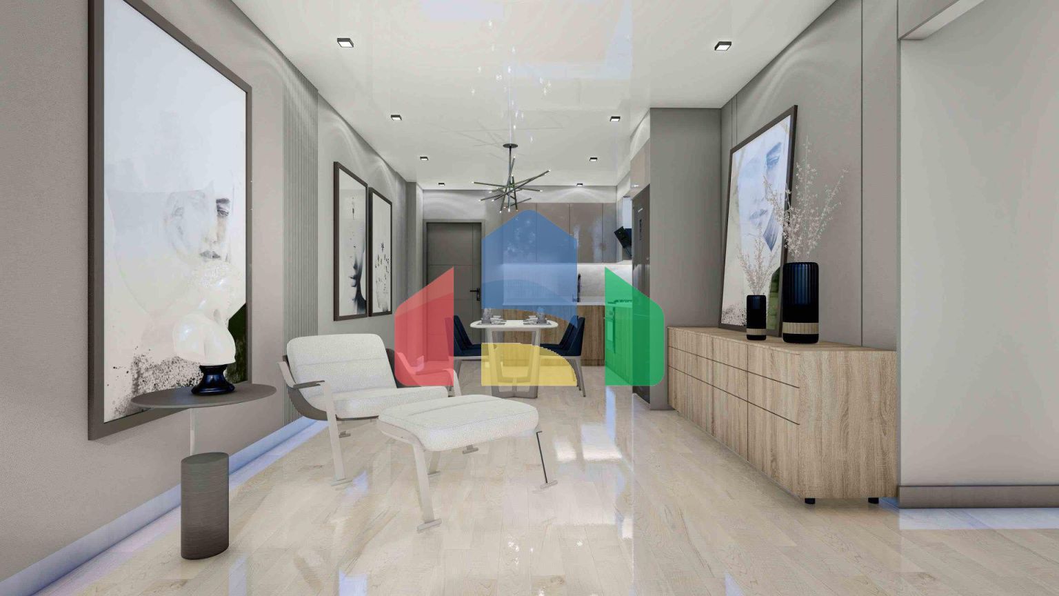 2-комнатные апартаменты 60 м2 с террасой 10 м2 в элитном комплексе