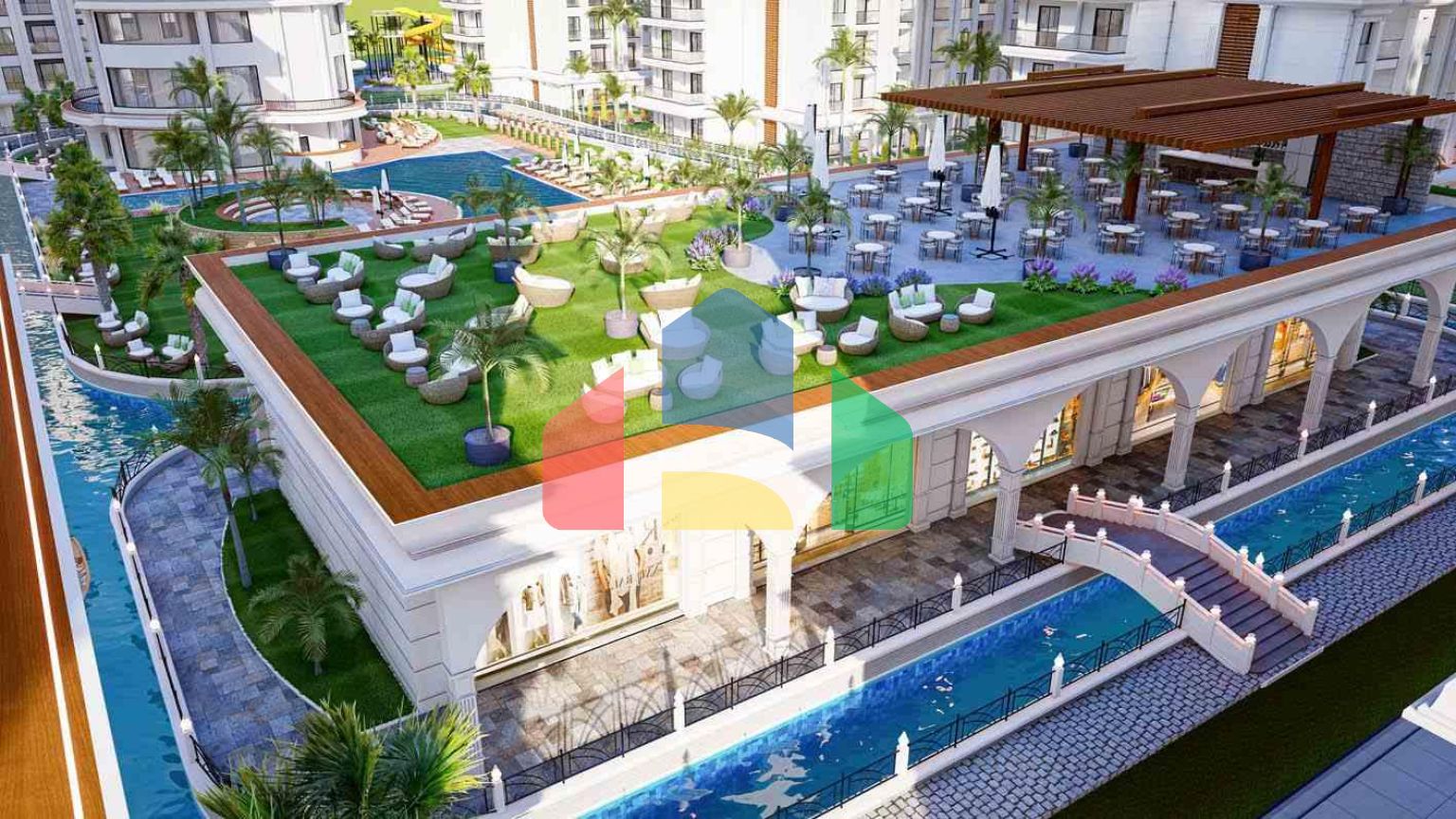 2-комнатные апартаменты 60 м2 с террасой 10 м2 в элитном комплексе