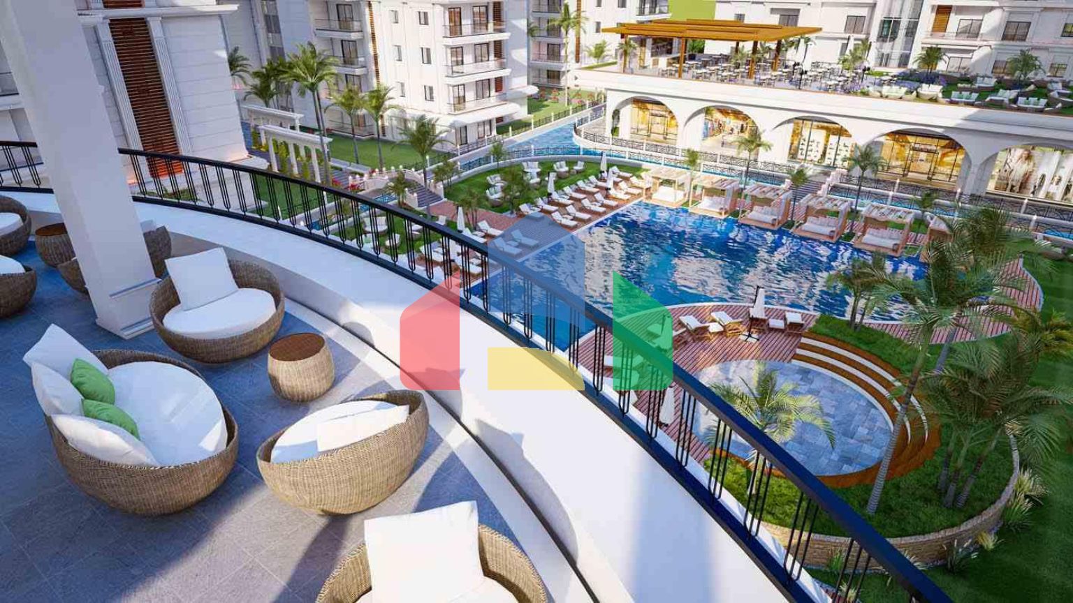 2-комнатные апартаменты 60 м2 с террасой 10 м2 в элитном комплексе