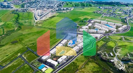 Студия 48 м2 с палисадником и террасой в 800 метрах от моря