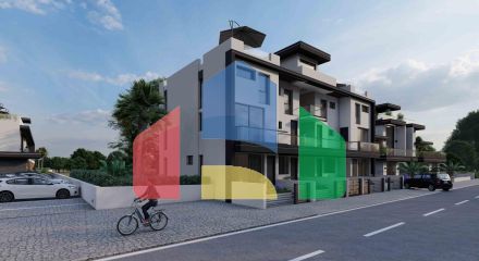 Апартаменты Loft 3+1 (223 м2) с тремя террасами в новом комплексе рядом с морем Апартаменты Loft 3+1 (223 м2) с тремя террасами в новом комплексе рядом с морем