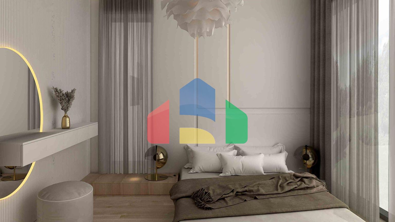 Апартаменты Loft 3+1 (223 м2) с тремя террасами в новом комплексе рядом с морем