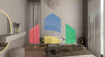 Апартаменты Loft 3+1 (223 м2) с тремя террасами в новом комплексе рядом с морем