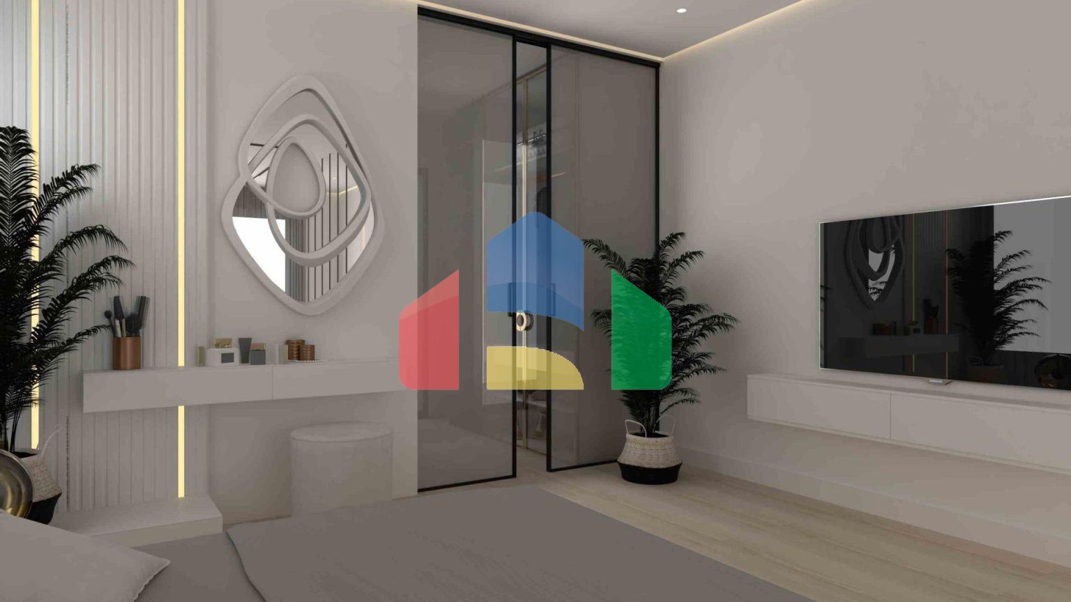 Апартаменты Loft 3+1 (223 м2) с тремя террасами в новом комплексе рядом с морем