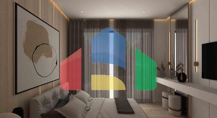 Апартаменты Loft 3+1 (223 м2) с тремя террасами в новом комплексе рядом с морем