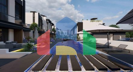 Апартаменты Loft 3+1 (223 м2) с тремя террасами в новом комплексе рядом с морем