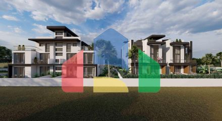 Апартаменты Loft 3+1 (223 м2) с тремя террасами в новом комплексе рядом с морем