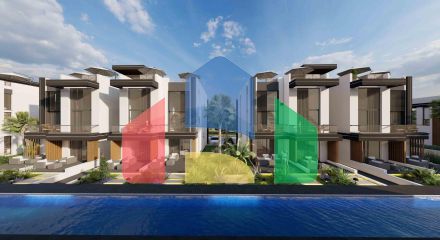 Апартаменты Loft 3+1 (223 м2) с тремя террасами в новом комплексе рядом с морем