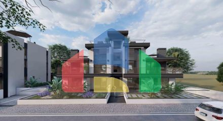 Апартаменты Loft 3+1 (223 м2) с тремя террасами в новом комплексе рядом с морем