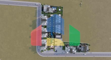 Апартаменты Loft 3+1 (223 м2) с тремя террасами в новом комплексе рядом с морем