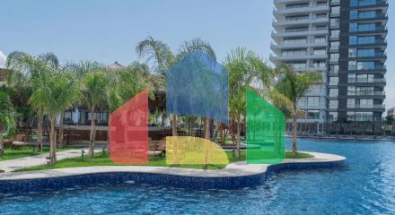 2-комнатные апартаменты 60 м2 с дизайн пакетом в элитном комплексе в 650 метрах от пляжа