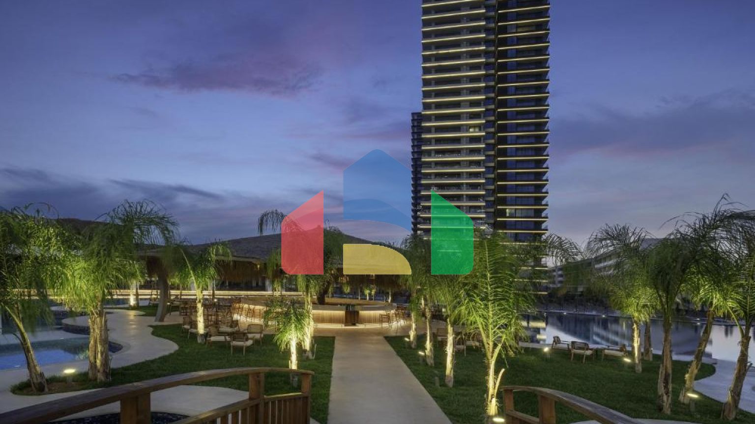 2-комнатные апартаменты 60 м2 с дизайн пакетом в элитном комплексе в 650 метрах от пляжа