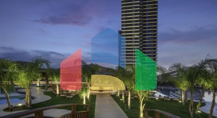 2-комнатные апартаменты 60 м2 с дизайн пакетом в элитном комплексе в 650 метрах от пляжа