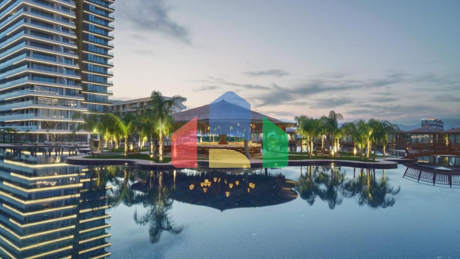 2-комнатные апартаменты 60 м2 с дизайн пакетом в элитном комплексе в 650 метрах от пляжа