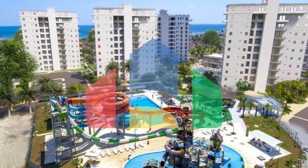 Студия 51 м2 с террасой 9 м2 в курортном комплексе