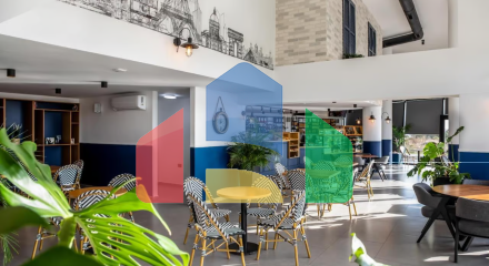 Студия 51 м2 с террасой 9 м2 в курортном комплексе