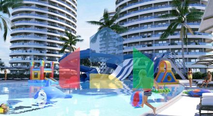 3-комнатные апартаменты 125 м2 с террасой в элитном комплексе в 800 метрах от пляжа