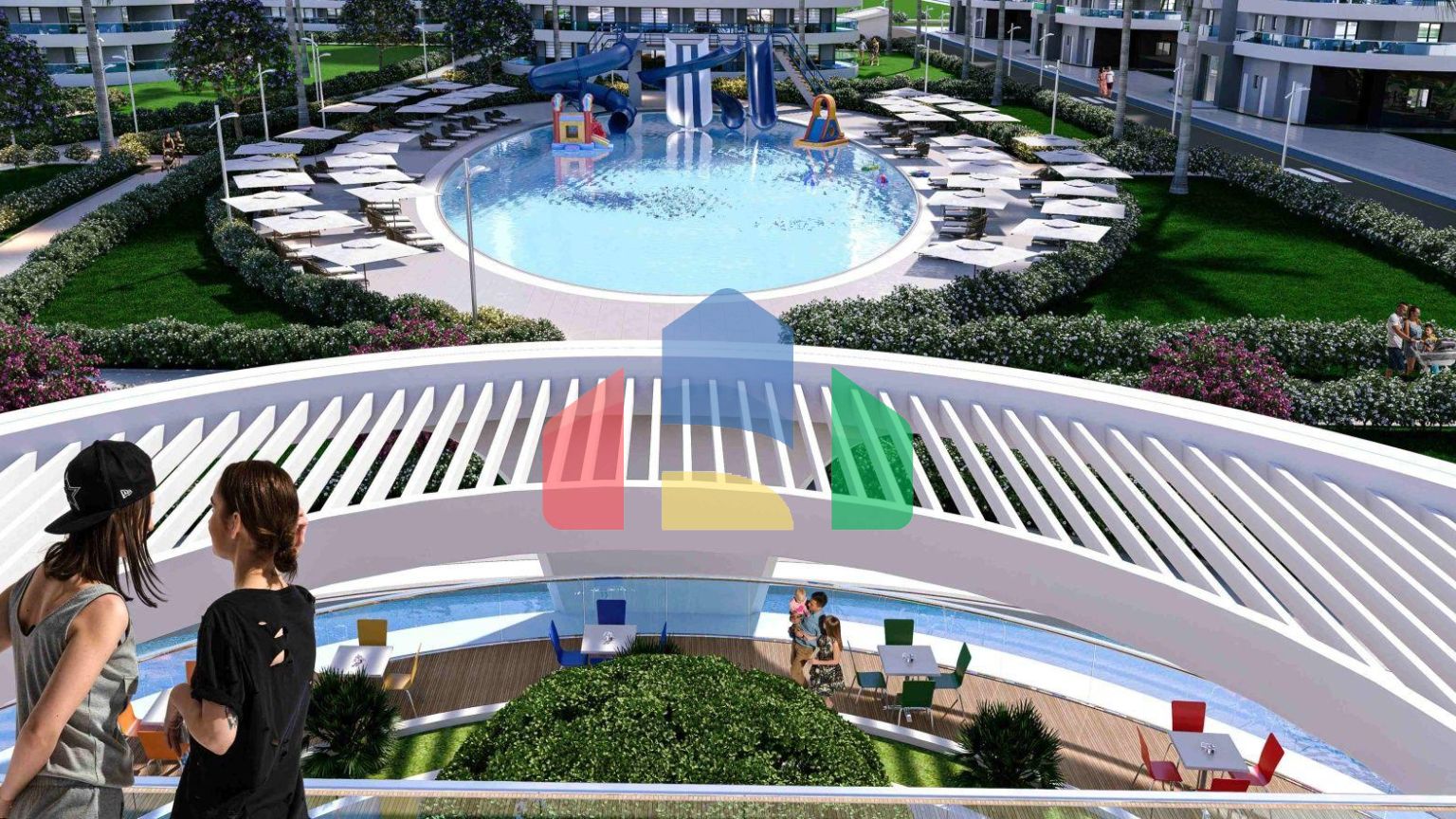 3-комнатные апартаменты 125 м2 с террасой в элитном комплексе в 800 метрах от пляжа