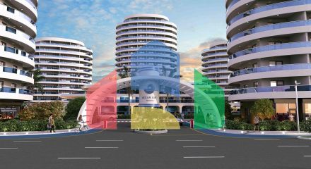 3-комнатные апартаменты 125 м2 с террасой в элитном комплексе в 800 метрах от пляжа