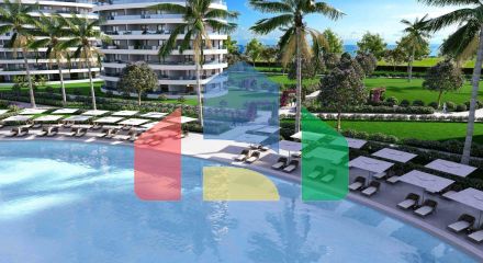 3-комнатные апартаменты 125 м2 с террасой в элитном комплексе в 800 метрах от пляжа