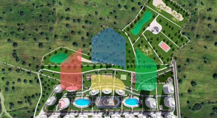 3-комнатные апартаменты 125 м2 с террасой в элитном комплексе в 800 метрах от пляжа