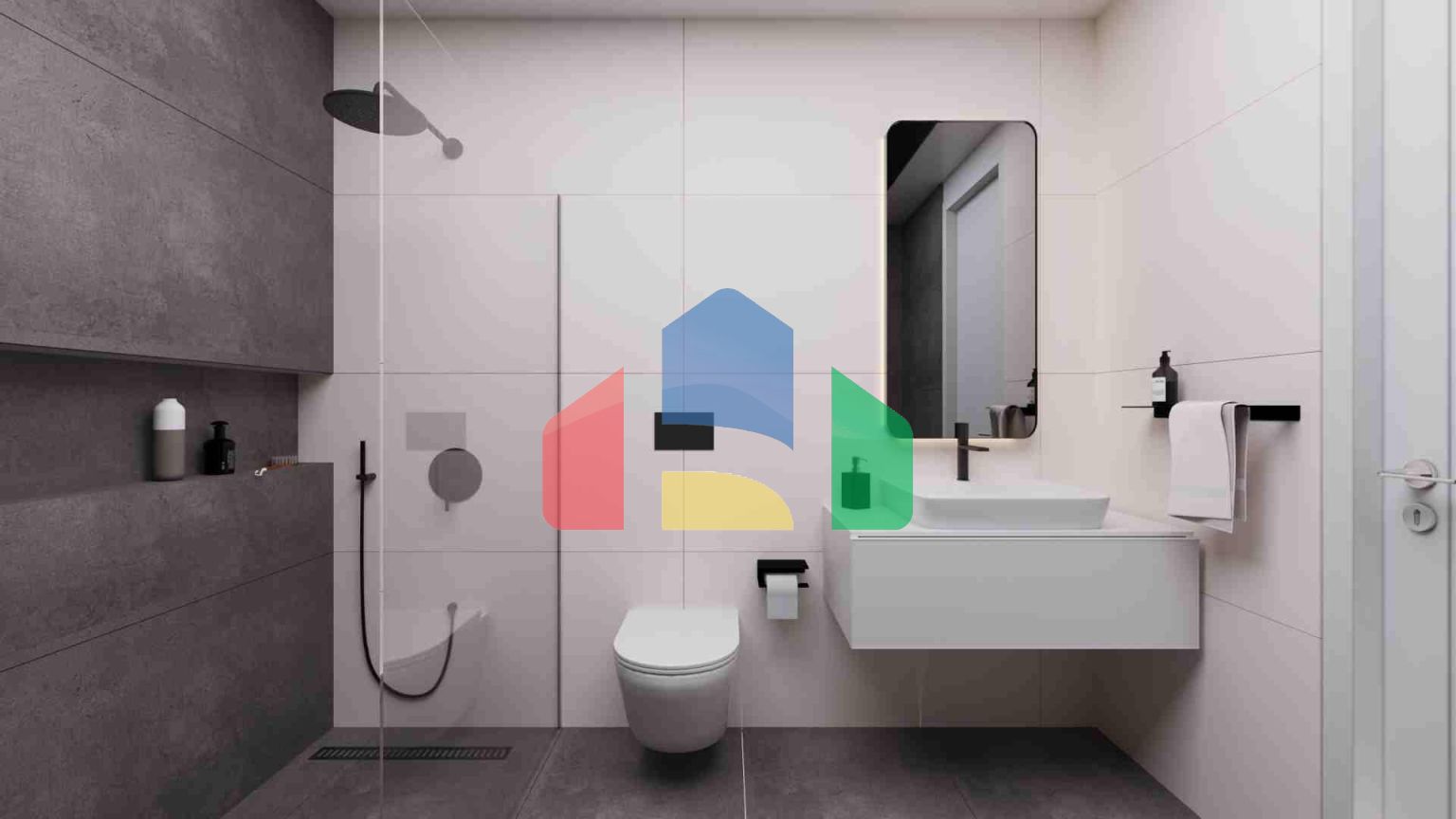 2-комнатные апартаменты 81 м2 с двумя террасами в 800 метрах от моря