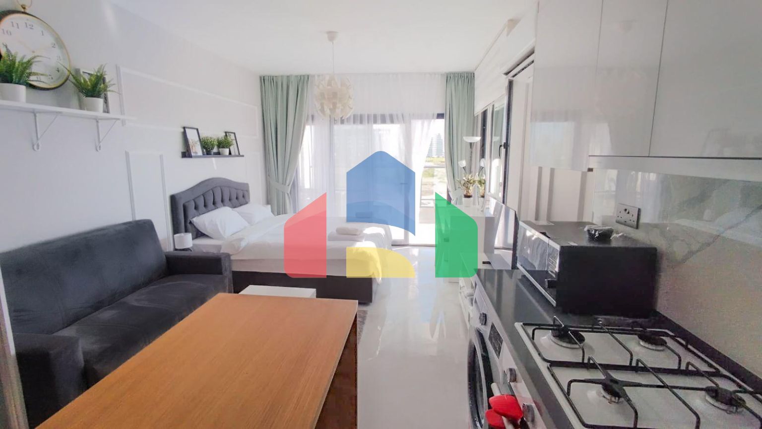 Студия 51 м2 с террасой 10 м2 и дизайн-пакетом в СПА комплексе