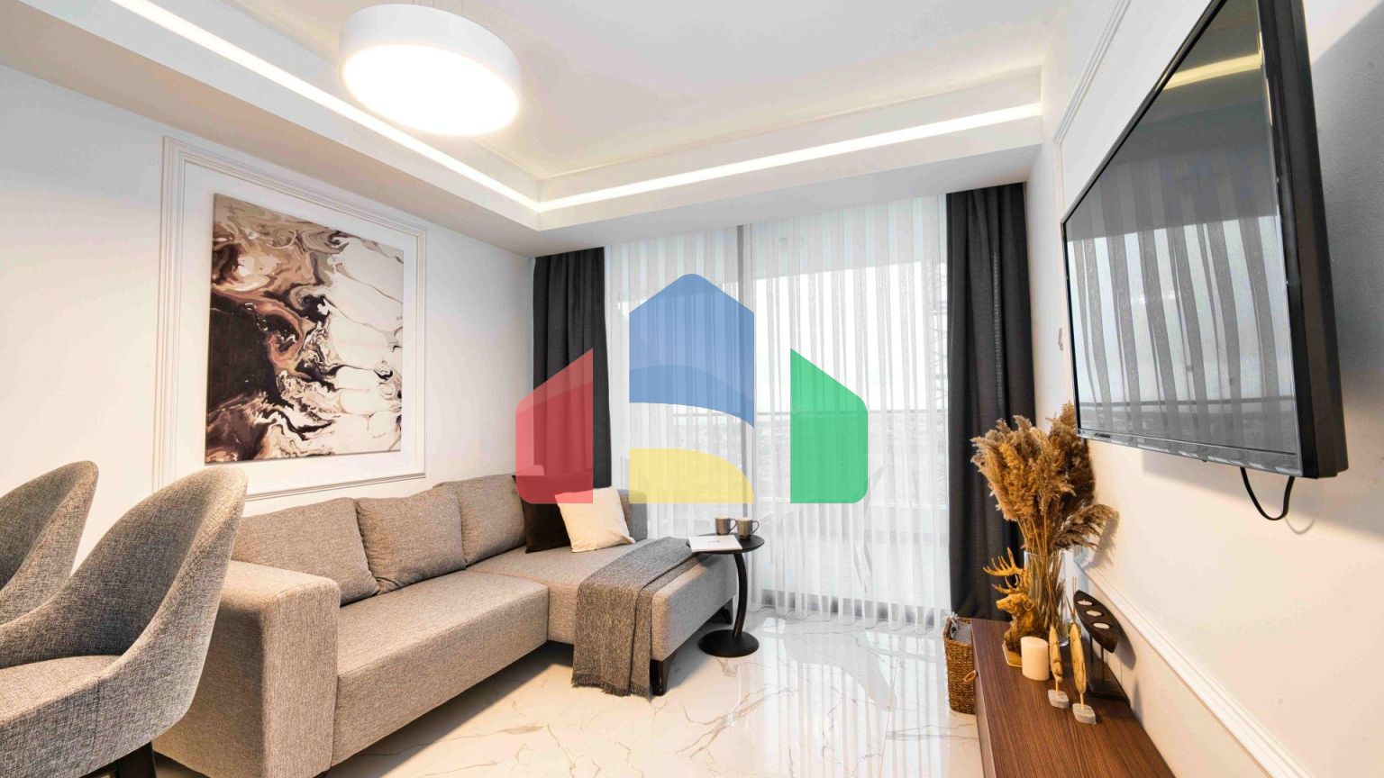 2-комнатные апартаменты 64 м2 с террасой 8,5 м2 и дизайн-пакетом в роскошном комплексе