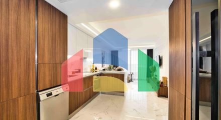 2-комнатные апартаменты 64 м2 с террасой 8,5 м2 и дизайн-пакетом в роскошном комплексе