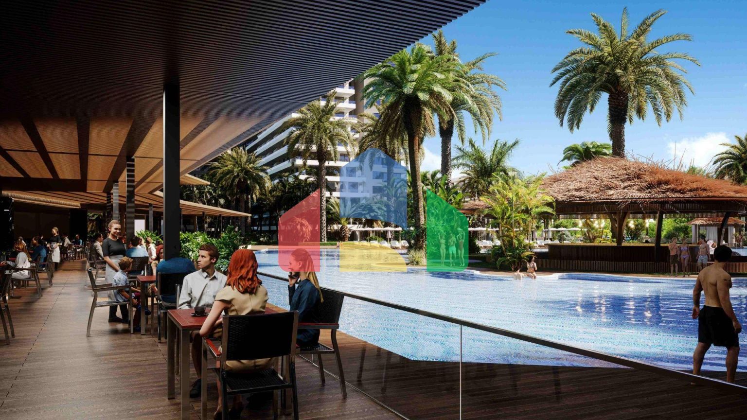 2-комнатные апартаменты 64 м2 с террасой 8,5 м2 и дизайн-пакетом в роскошном комплексе