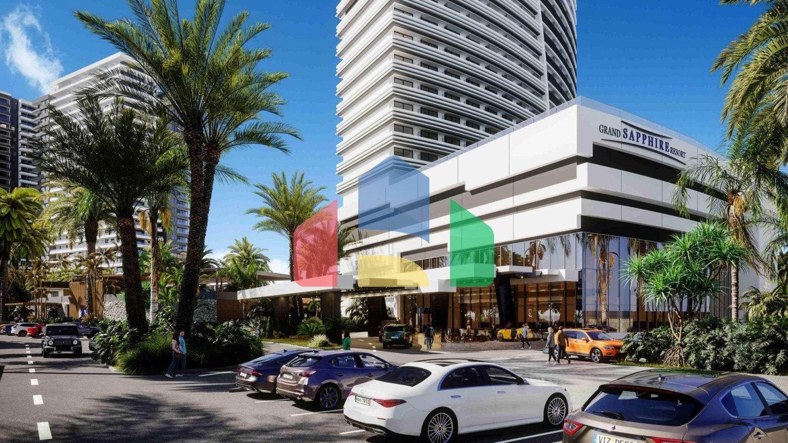 2-комнатные апартаменты 64 м2 с террасой 8,5 м2 и дизайн-пакетом в роскошном комплексе