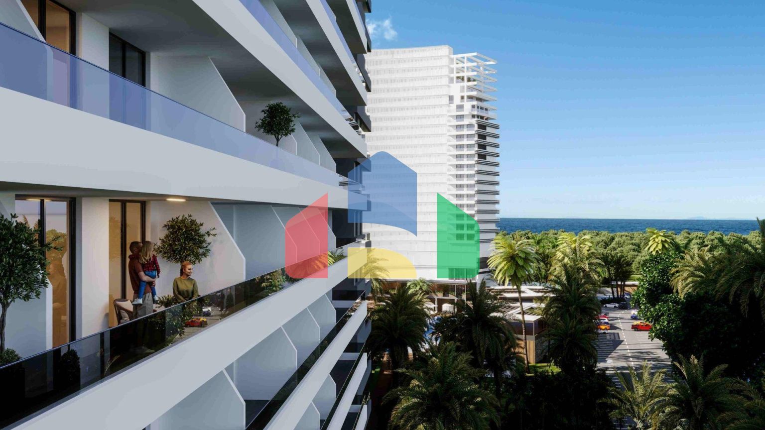 2-комнатные апартаменты 64 м2 с террасой 8,5 м2 и дизайн-пакетом в роскошном комплексе