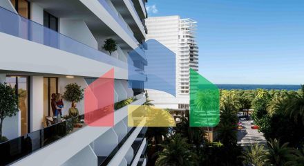 2-комнатные апартаменты 64 м2 с террасой 8,5 м2 и дизайн-пакетом в роскошном комплексе