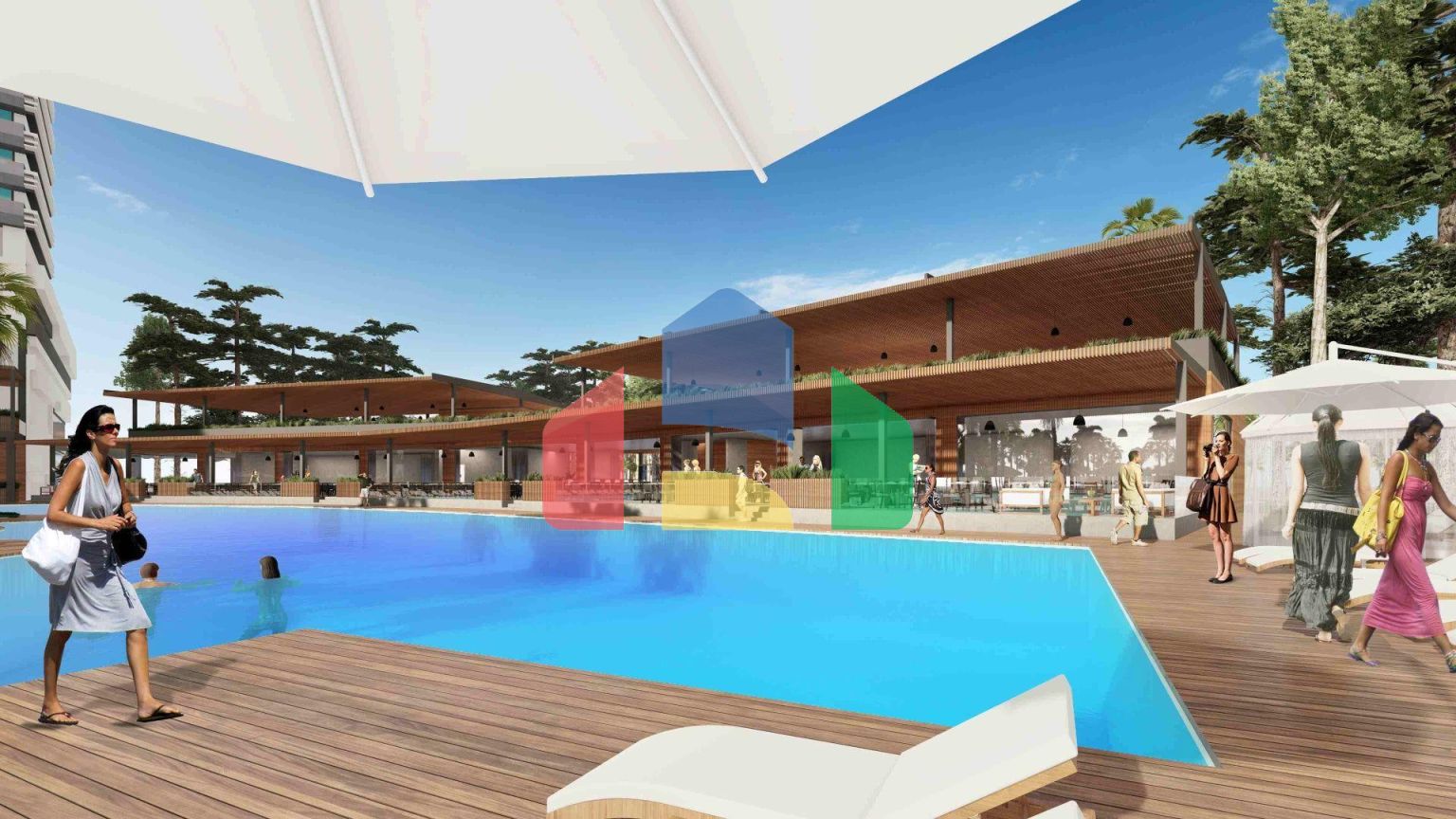 2-комнатные апартаменты 64 м2 с террасой 8,5 м2 и дизайн-пакетом в роскошном комплексе