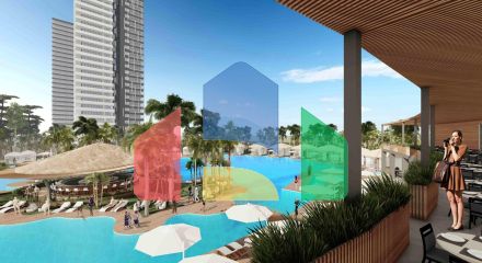 2-комнатные апартаменты 64 м2 с террасой 8,5 м2 и дизайн-пакетом в роскошном комплексе