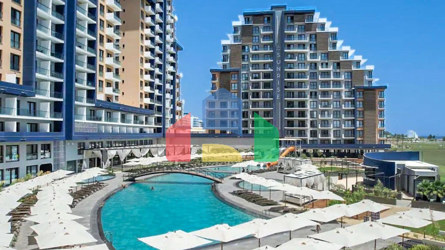 2-комнатные апартаменты 62 м2 с панорамным видом на море