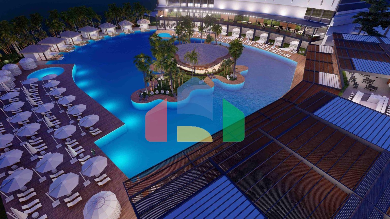 3-комнатный пентхаус 116 м2 с террасой в элитном комплексе в 700 метрах от пляжа