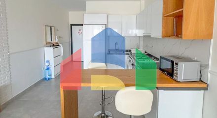 Студия 60 м2 с балконом 8 м2 и неперекрываемым видом на море в курортном комплексе Студия 60 м2 с балконом 8 м2 и неперекрываемым видом на море в курортном комплексе