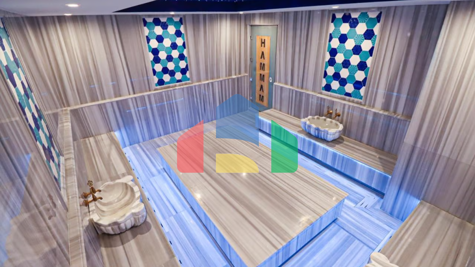 Студия 60 м2 с балконом 8 м2 и неперекрываемым видом на море в курортном комплексе