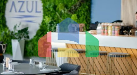 Студия 60 м2 с балконом 8 м2 и неперекрываемым видом на море в курортном комплексе Студия 60 м2 с балконом 8 м2 и неперекрываемым видом на море в курортном комплексе