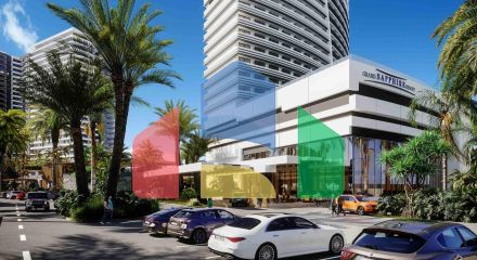 Студия 46 м2 с террасой в элитном комплексе в 700 метрах от пляжа Студия 46 м2 с террасой в элитном комплексе в 700 метрах от пляжа