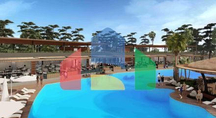 Студия 46 м2 с террасой в элитном комплексе в 700 метрах от пляжа Студия 46 м2 с террасой в элитном комплексе в 700 метрах от пляжа