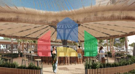 Студия 46 м2 с террасой в элитном комплексе в 700 метрах от пляжа Студия 46 м2 с террасой в элитном комплексе в 700 метрах от пляжа