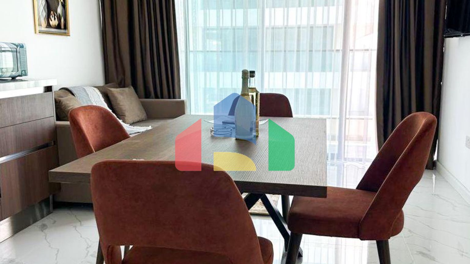 2-комнатные апартаменты 60 м2 с дизайн пакетом в элитном комплексе в 750 метрах от пляжа