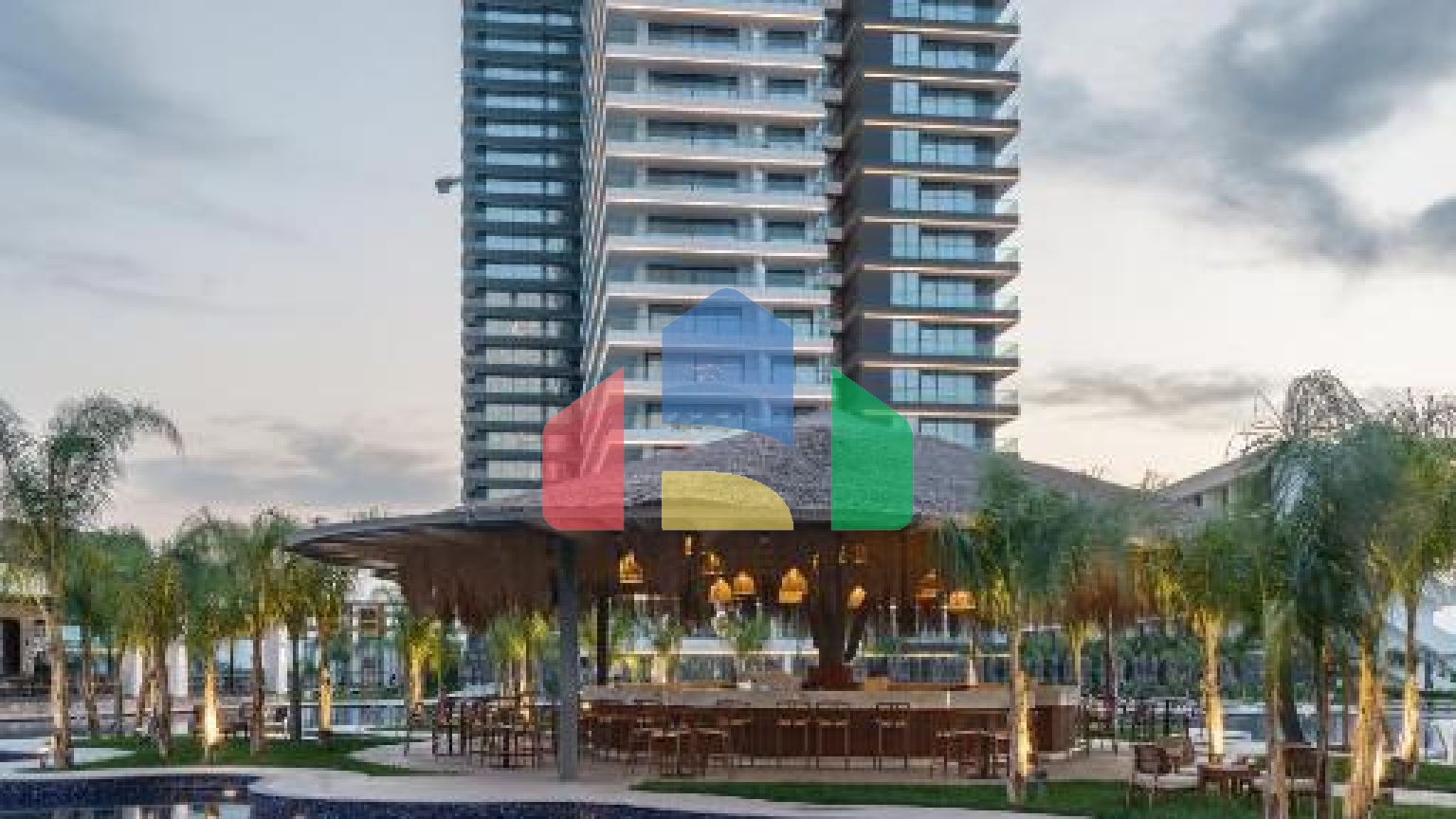 2-комнатные апартаменты 60 м2 с дизайн пакетом в элитном комплексе в 750 метрах от пляжа