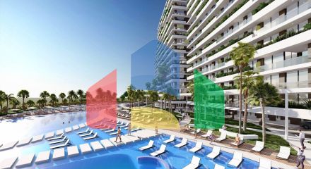 2-комнатные апартаменты 69 м2 с видом на море в 600 метрах от пляжа 2-комнатные апартаменты 69 м2 с видом на море в 600 метрах от пляжа