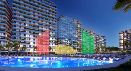 Студия 47 м2 в 600 метрах от пляжа Студия 47 м2 в 600 метрах от пляжа