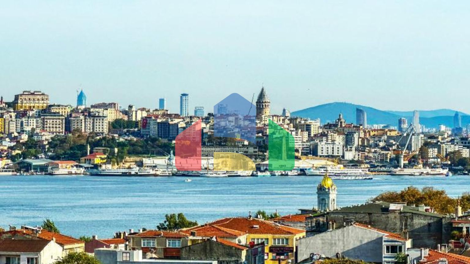 Вилла 12+3 с видом на море в Стамбуле