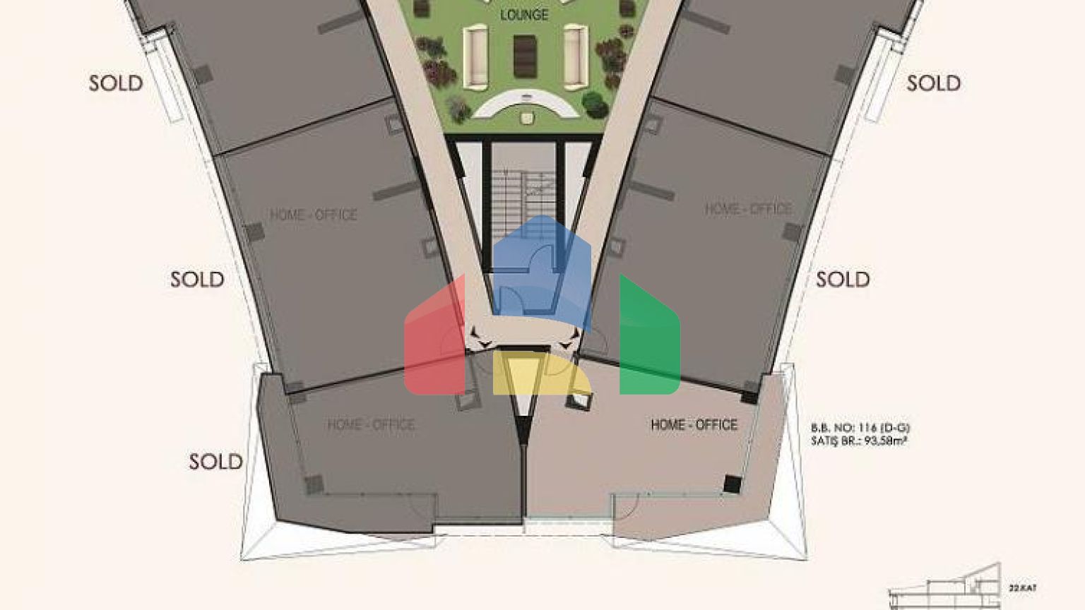 Квартира 1+1 в Стамбуле