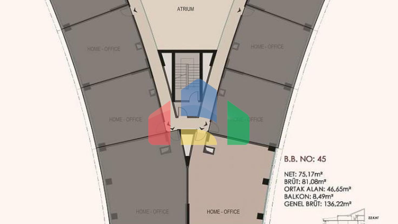 Квартира 1+1 в Стамбуле